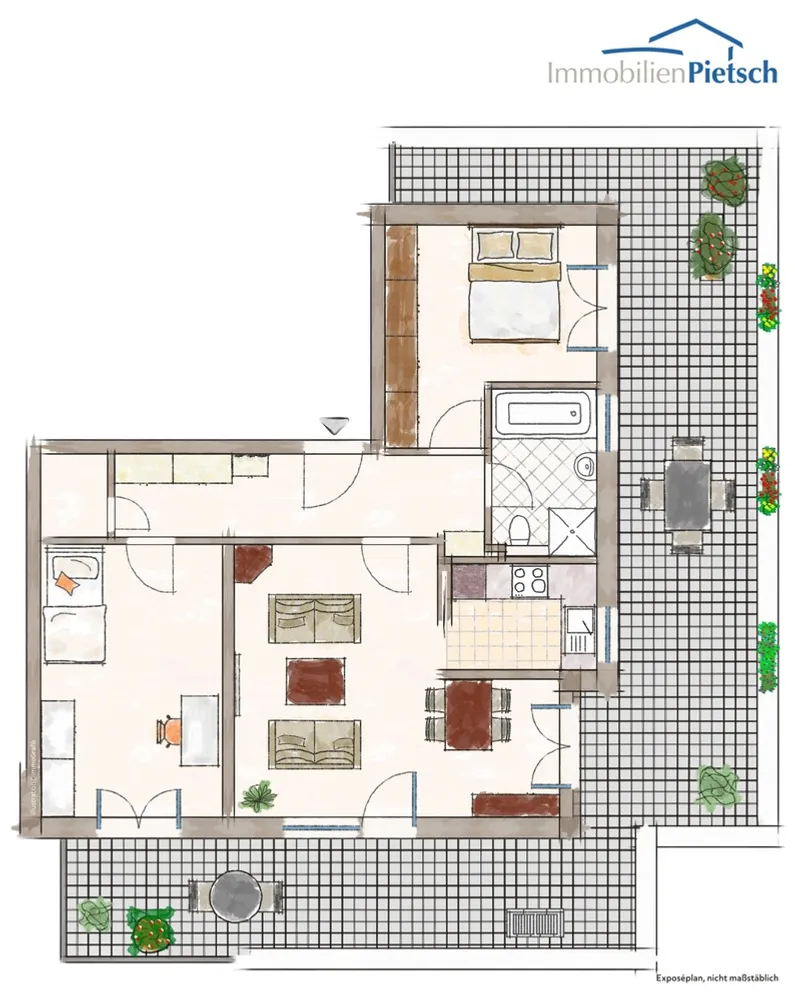 3 Zimmer Wohnung mit 83 m² in Ingolstadt – Bild 3