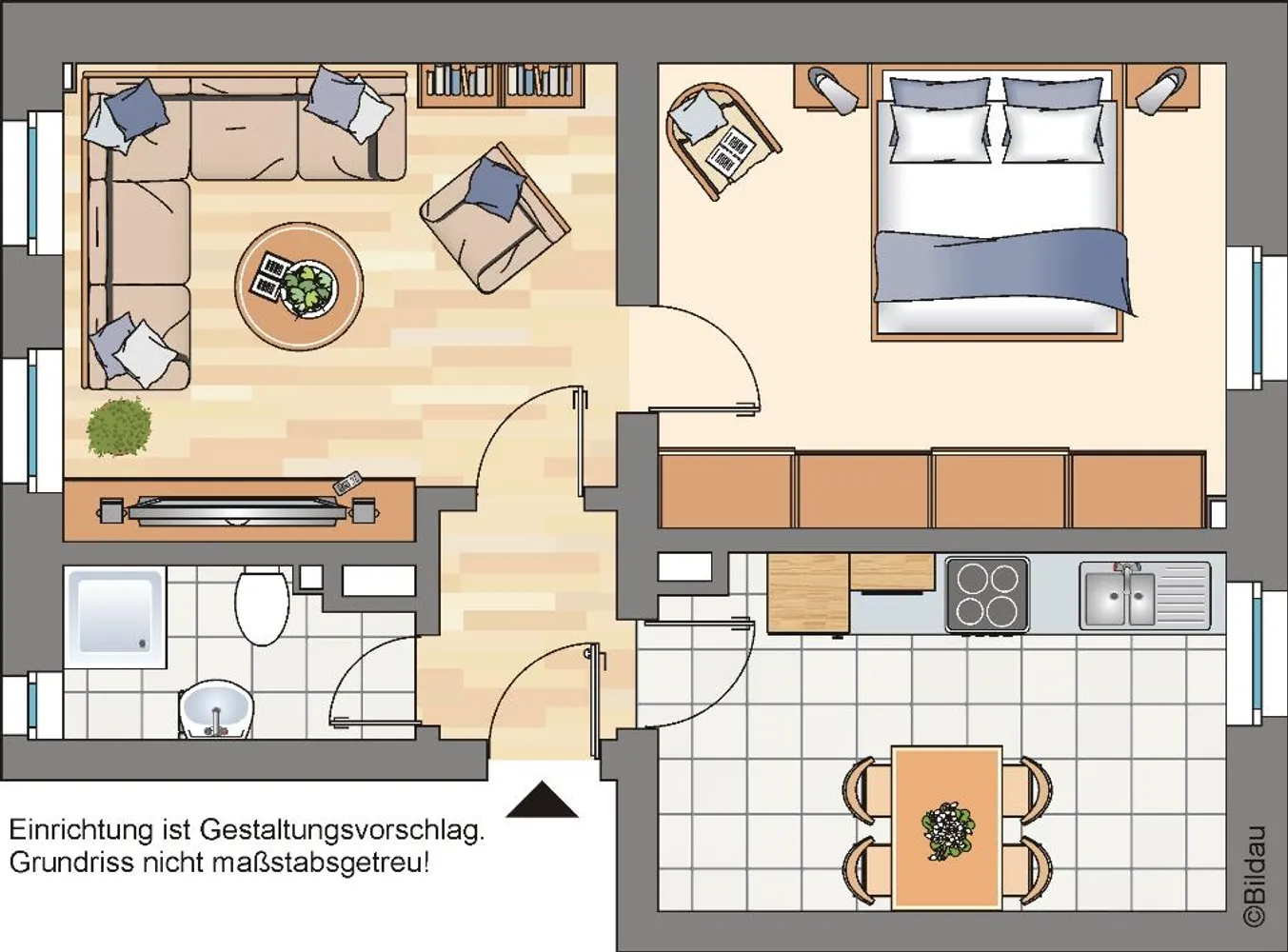 4 Zimmer Wohnung mit 56 m² in Gelsenkirchen – Bild 3