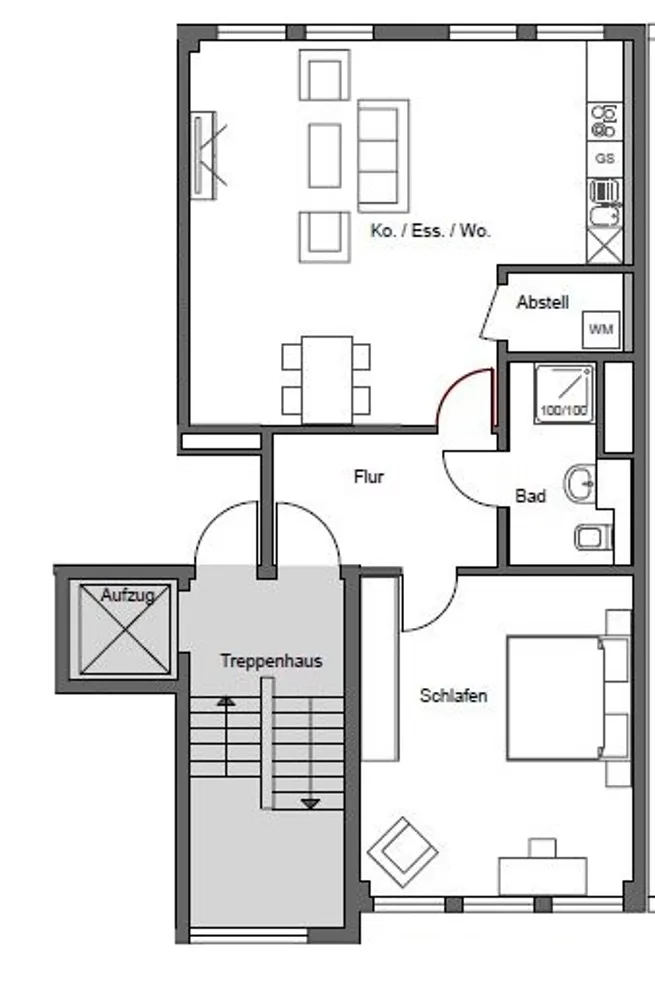 2 Zimmer Wohnung mit 75 m² in Nürnberg – Bild 9