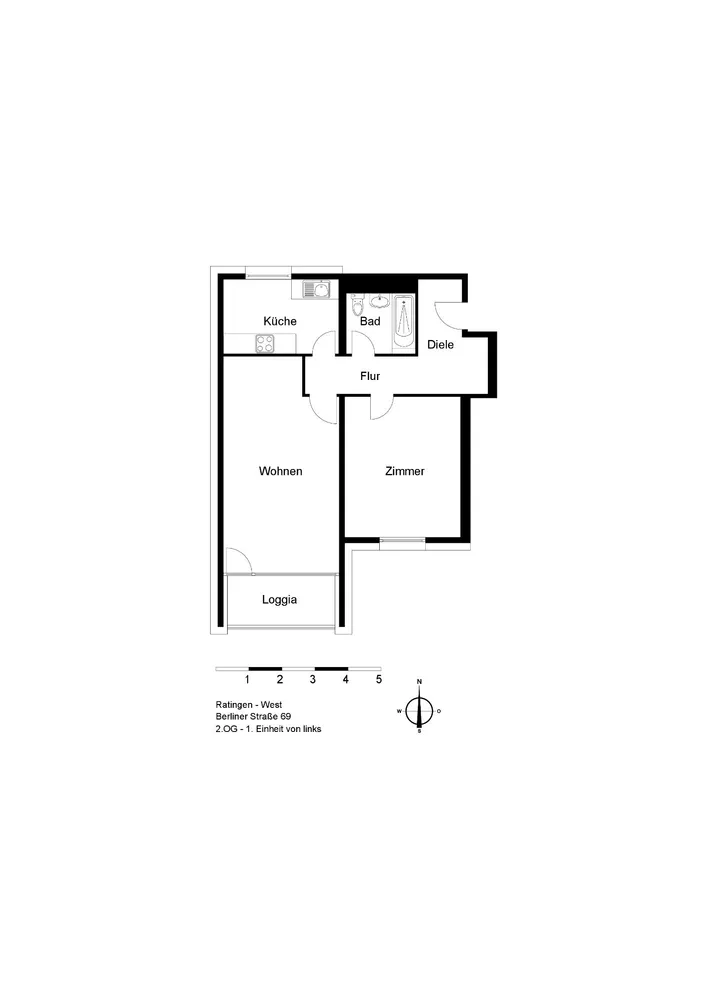 2 room apartment with 60 m² in Ratingen – Photo 4