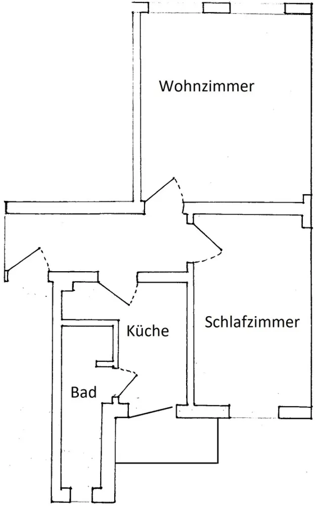 2 Zimmer Wohnung mit 48 m² in Halle (Saale) – Bild 11