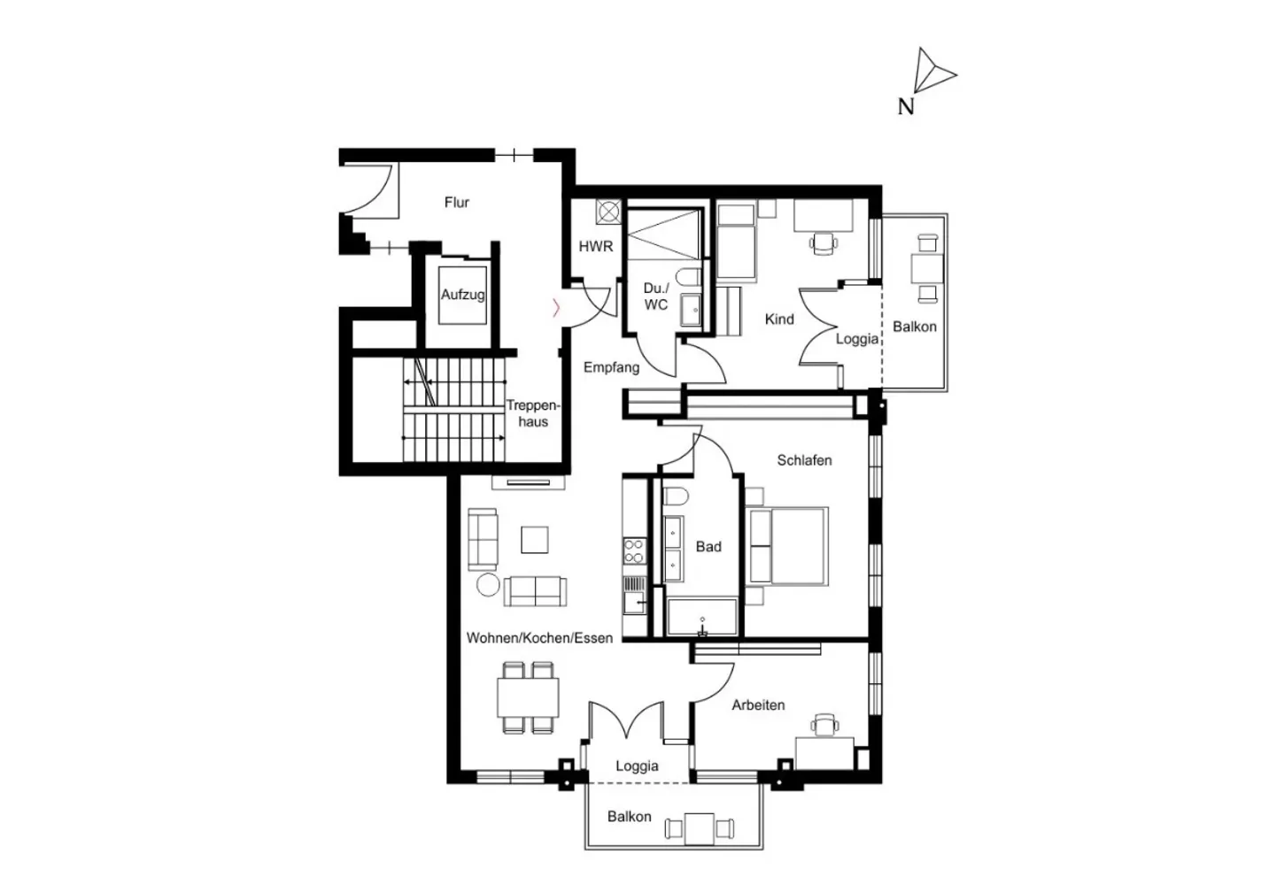 4 Zimmer Wohnung mit 120 m² in Düsseldorf – Bild 10