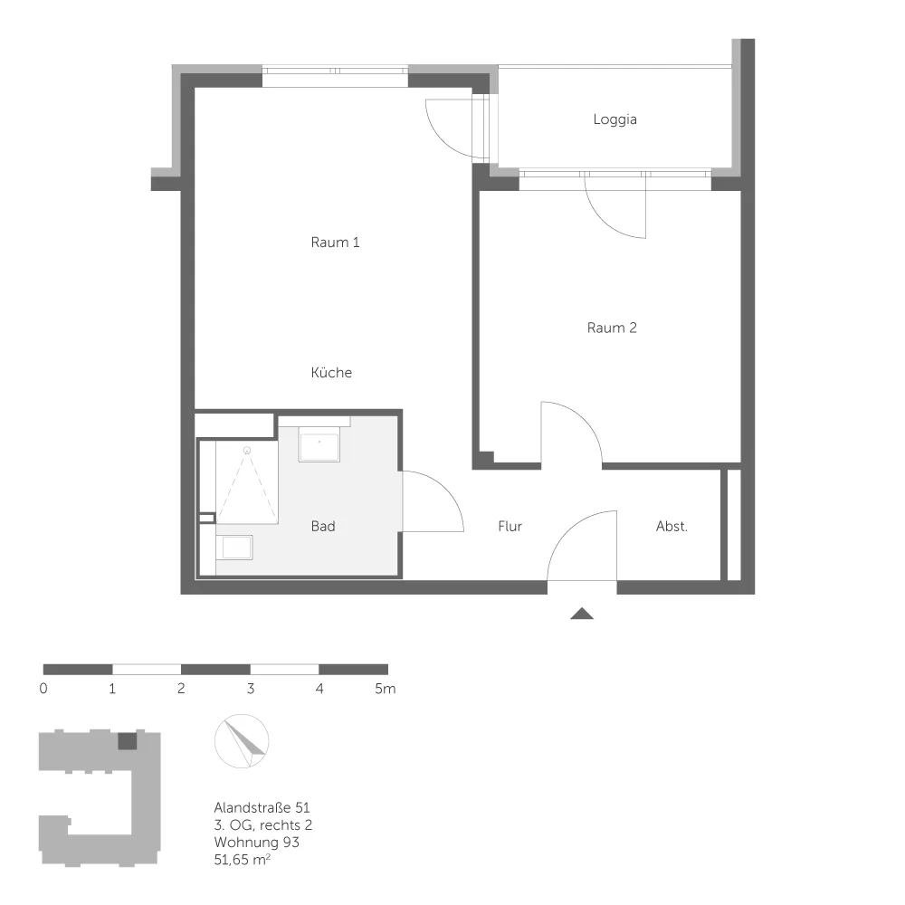 2 room apartment with 52 m² in Berlin – Photo 6