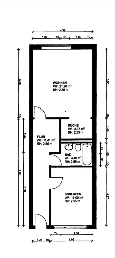 2 Zimmer Wohnung mit 54 m² in München – Bild 8