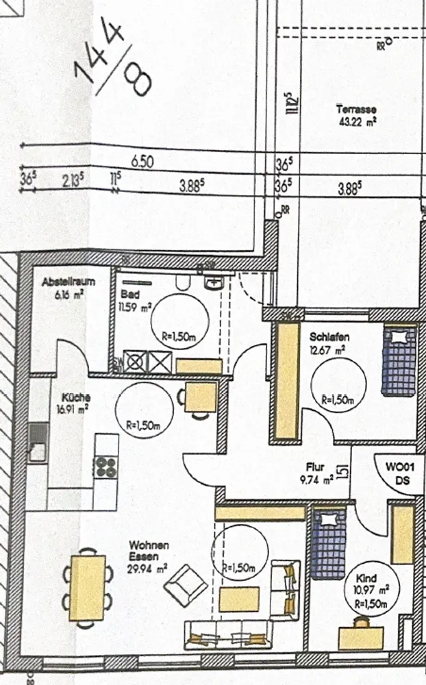 3 Zimmer Wohnung mit 106 m² in Neuwied – Bild 1