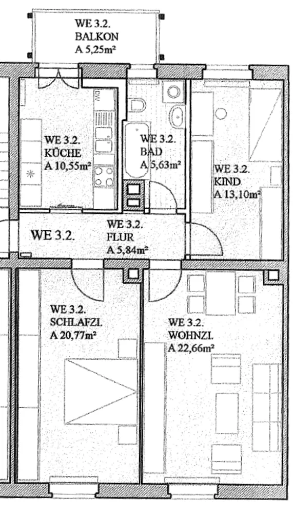 3 Zimmer Wohnung mit 82 m² in Chemnitz – Bild 4