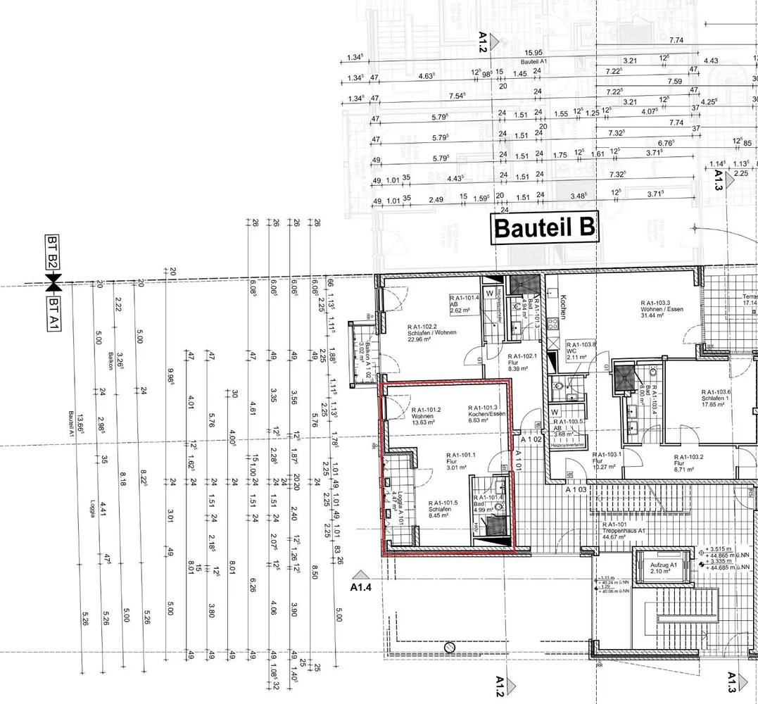 1 Zimmer Wohnung mit 38 m² in Düsseldorf – Bild 9