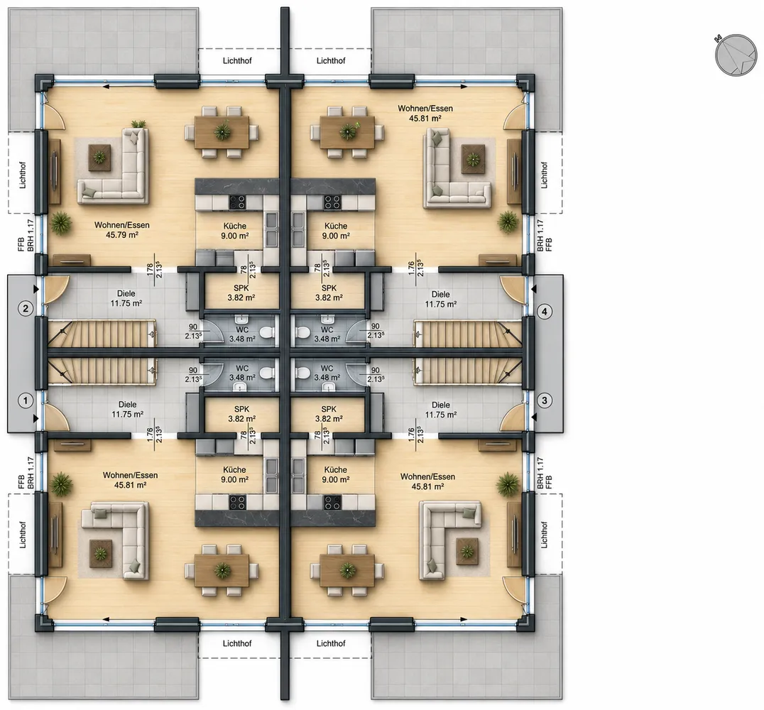 7 Zimmer Haus mit 237 m² in Hamburg – Bild 3