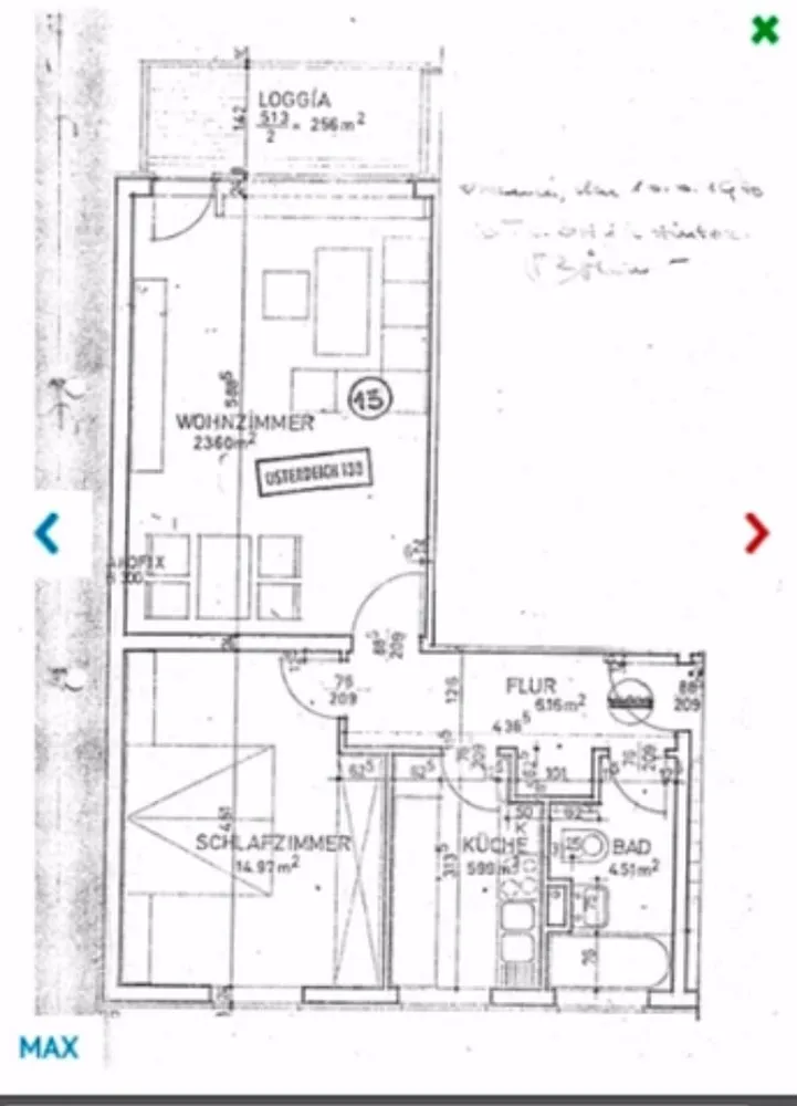 2 Zimmer Wohnung mit 54 m² in Bremen – Bild 2