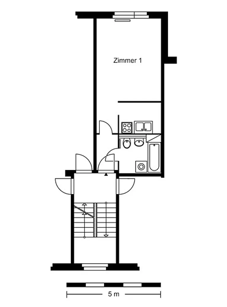 1 Zimmer Wohnung mit 26 m² in Berlin – Bild 4