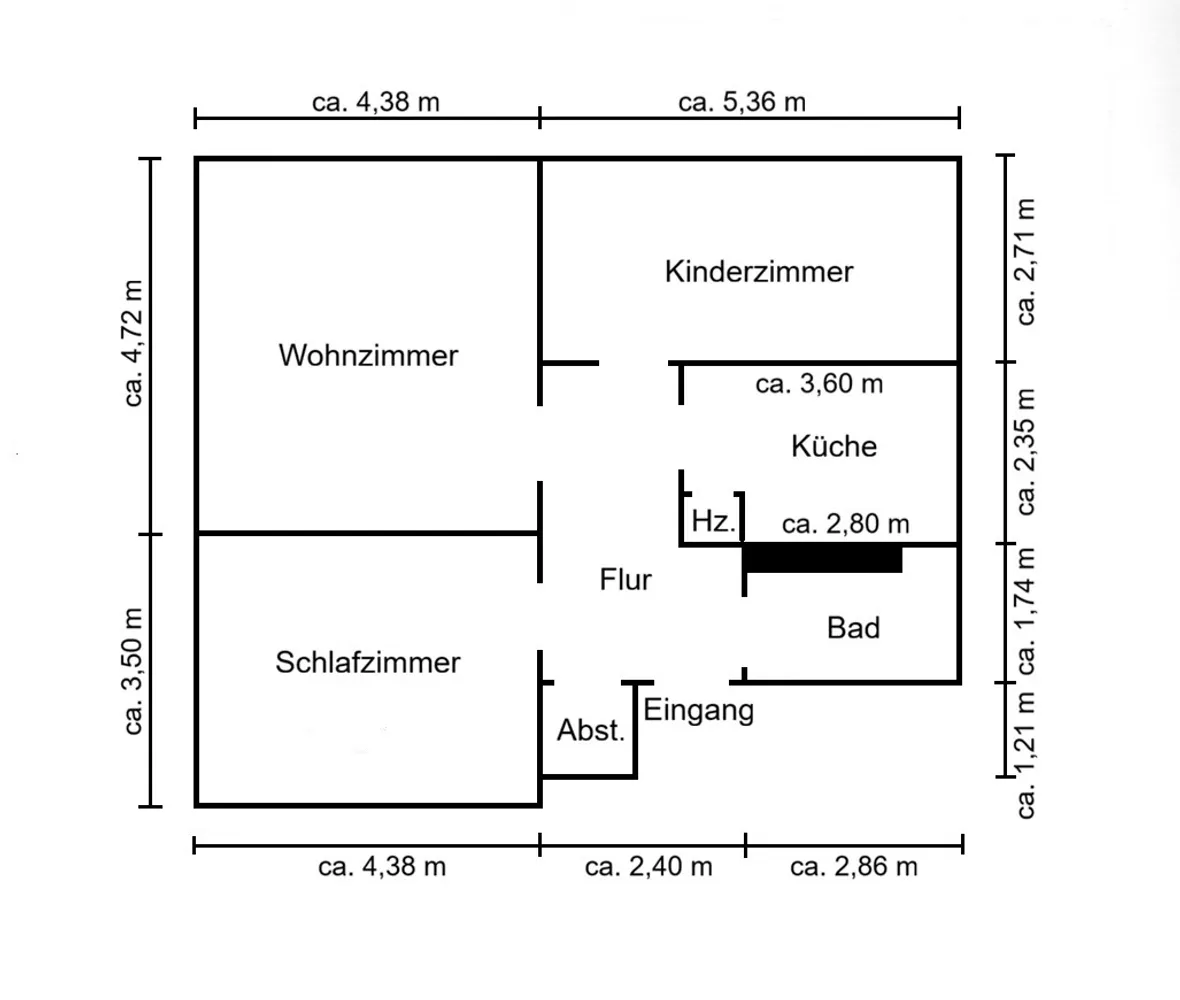 3 room apartment with 71 m² in Hanover – Photo 4