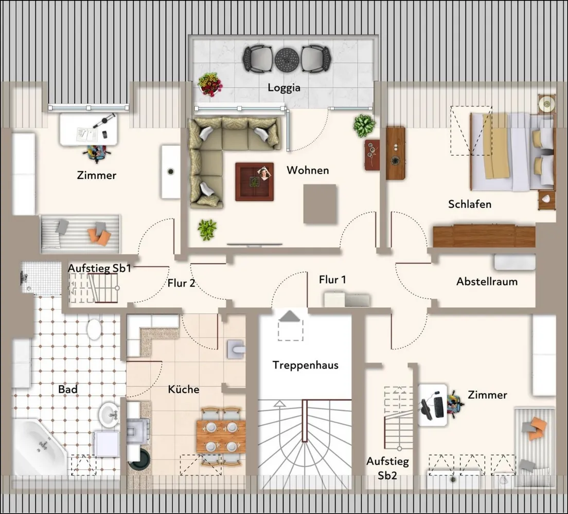 4 Zimmer Wohnung mit 96 m² in Nürnberg – Bild 2