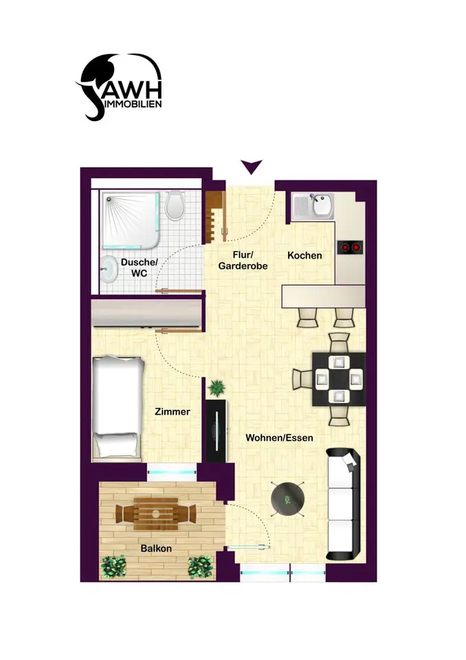 2 Zimmer Wohnung mit 35 m² in Crailsheim – Bild 8