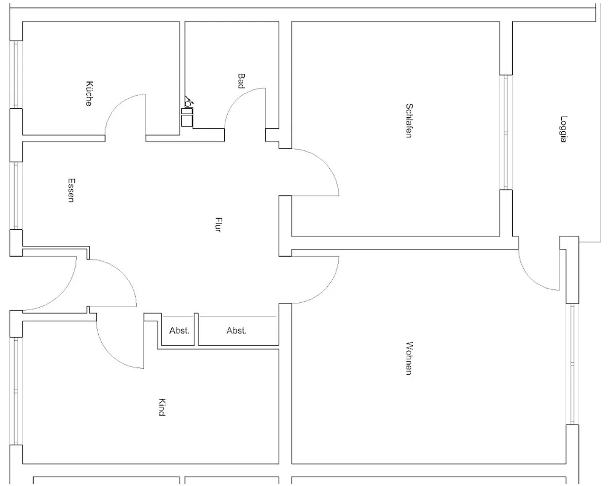 3 Zimmer Wohnung mit 75 m² in Braunschweig – Bild 2
