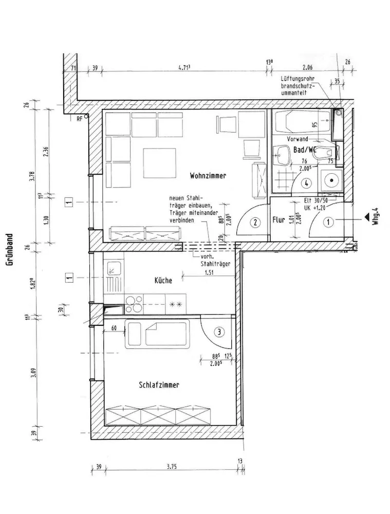 2 room apartment with 43 m² in Chemnitz – Photo 8
