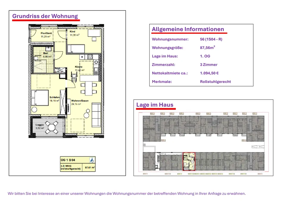 3 Zimmer Wohnung mit 87 m² in Wolfsburg – Bild 8