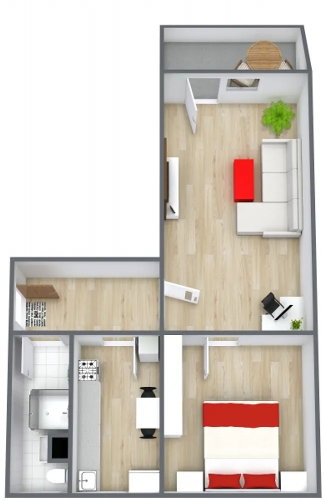 2 Zimmer Wohnung mit 50 m² in Wernigerode – Bild 1