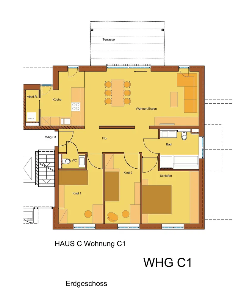4 Zimmer Wohnung mit 107 m² in Stuttgart – Bild 1
