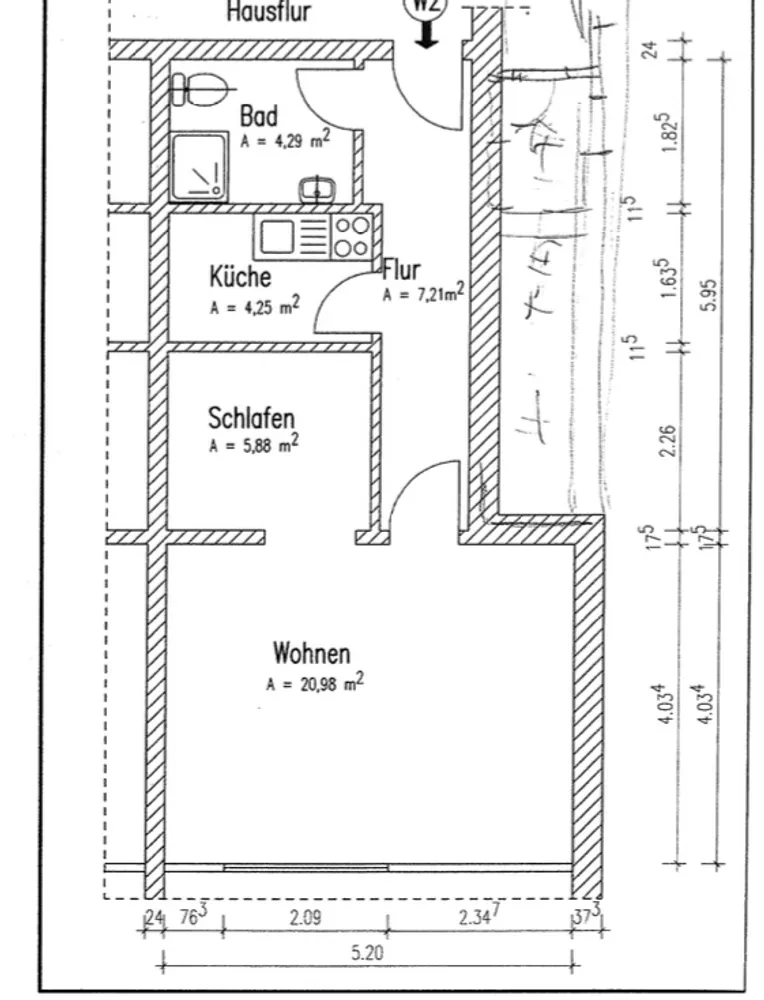 1 Zimmer Wohnung mit 43 m² in Lüneburg – Bild 5