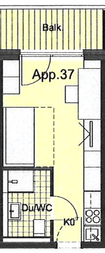 1 Zimmer Wohnung mit 24 m² in Stuttgart – Bild 6