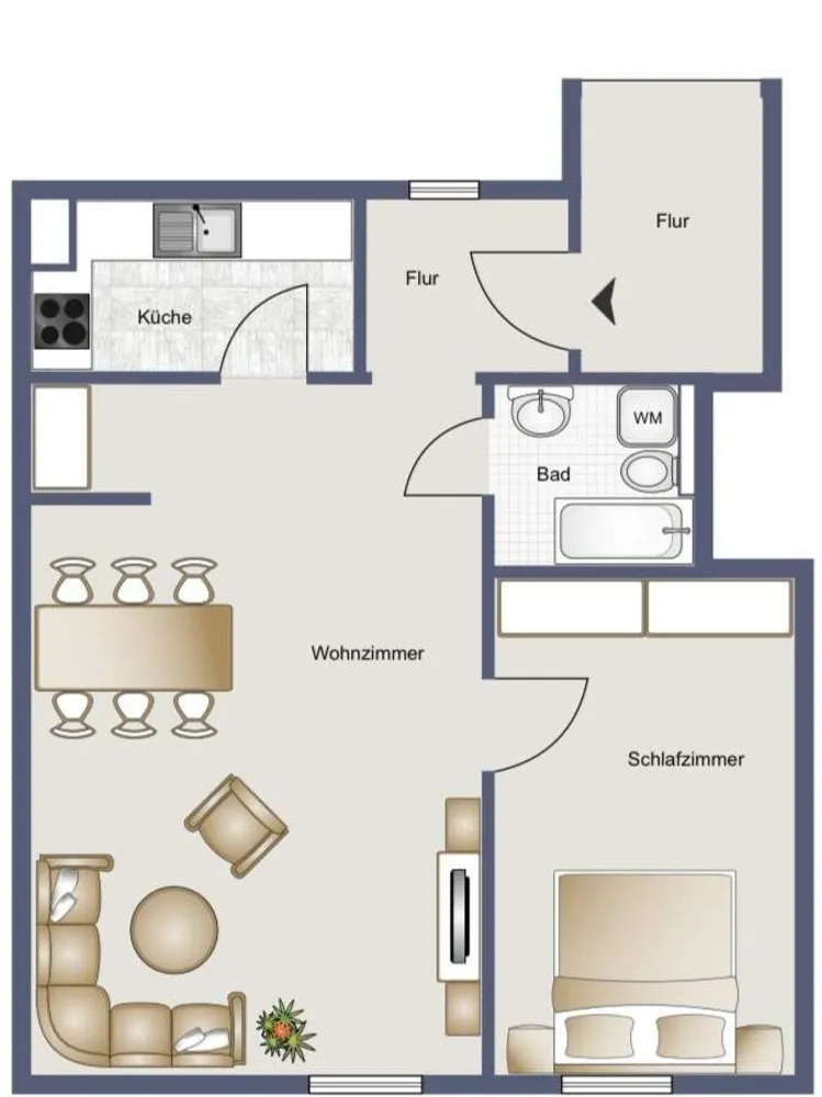 3 room apartment with 56 m² in Ludwigsburg – Photo 9
