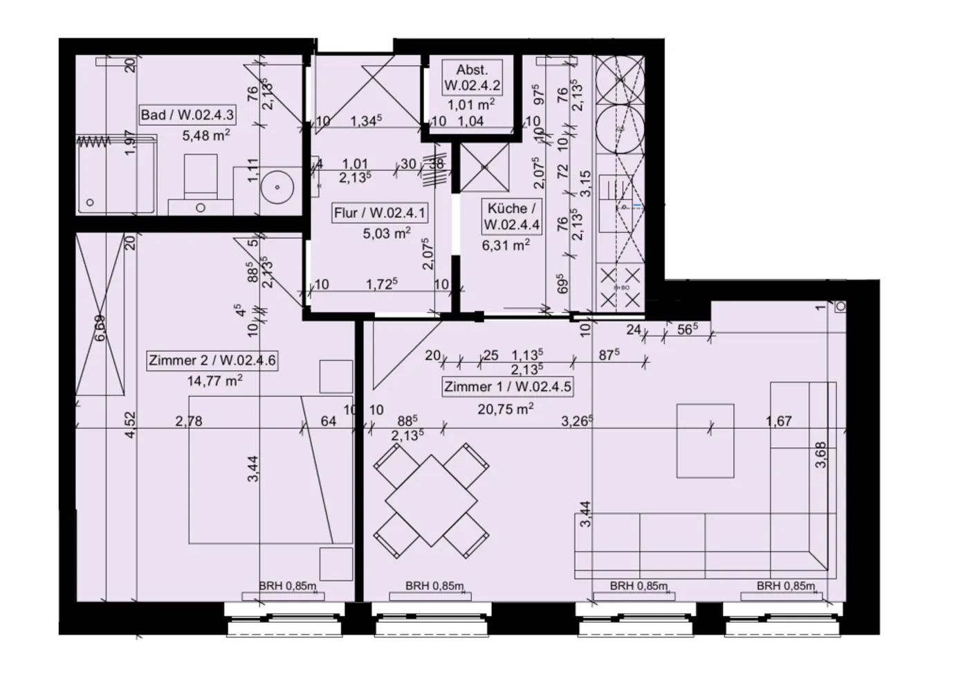 2 Zimmer Wohnung mit 53 m² in Wuppertal – Bild 4