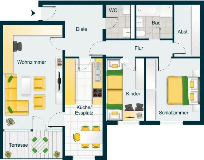 4 Zimmer Wohnung mit 99 m² in Siegburg – Bild 5