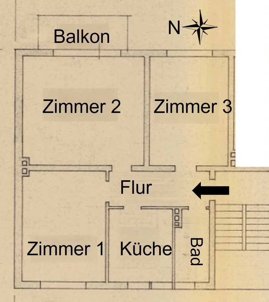 3 Zimmer Wohnung mit 80 m² in Hamm – Bild 7