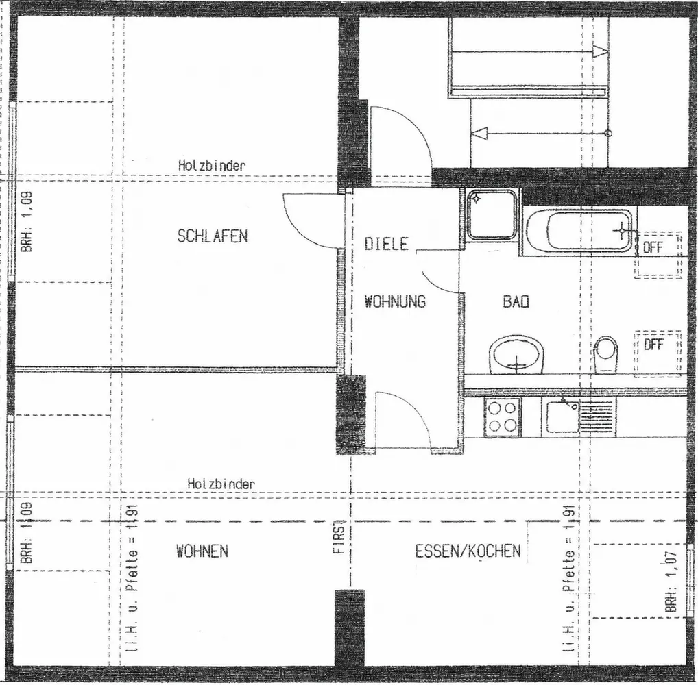 2 Zimmer Wohnung mit 75 m² in Aachen – Bild 3