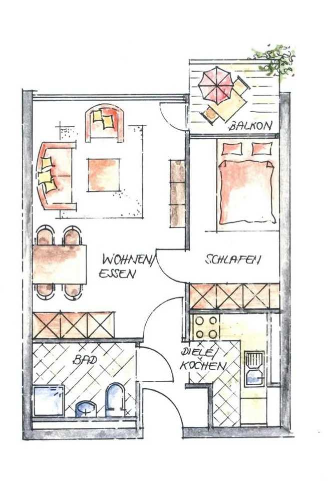 1 Zimmer Wohnung mit 36 m² in Aachen – Bild 9