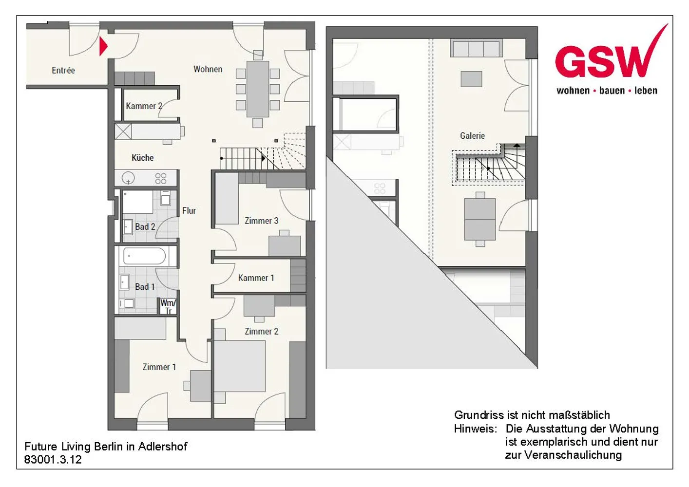 4 Zimmer Wohnung mit 139 m² in Berlin – Bild 5
