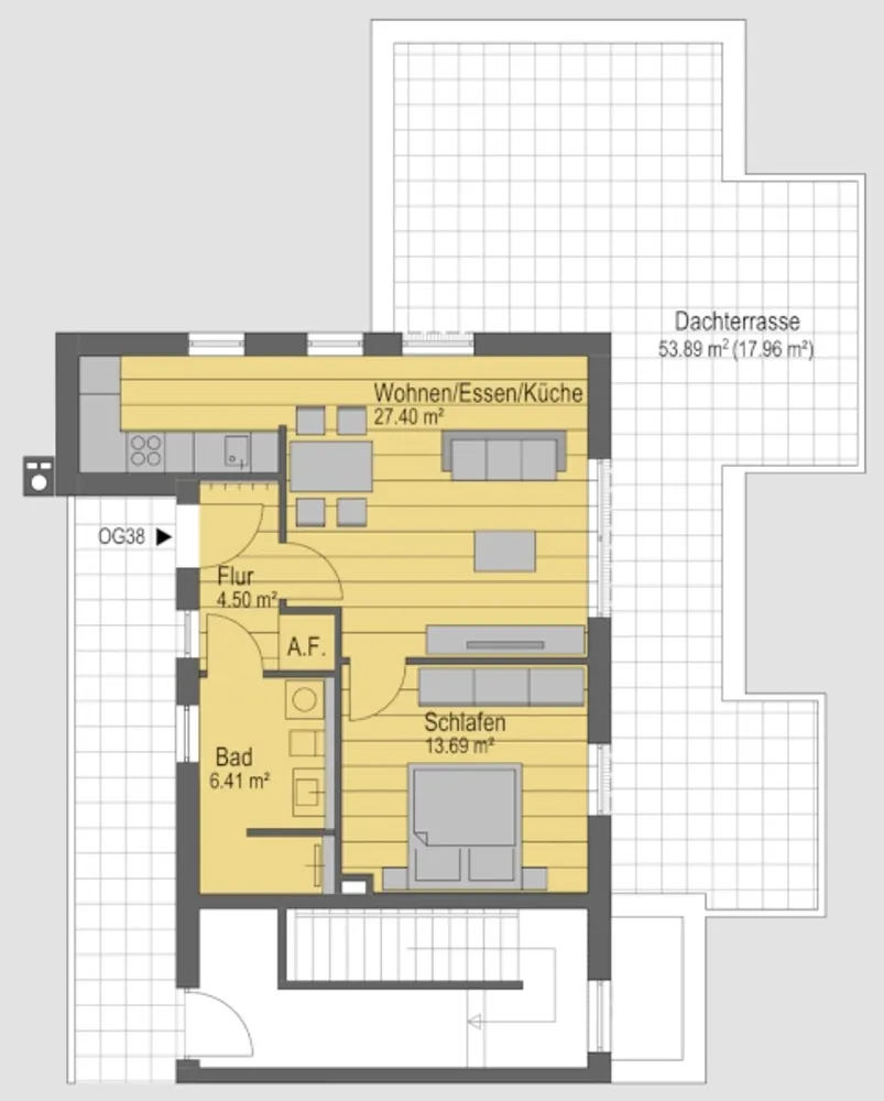 2 Zimmer Wohnung mit 70 m² in Straubing – Bild 12