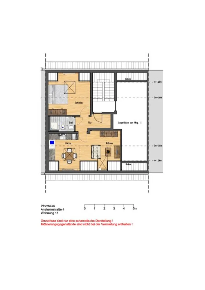 2 Zimmer Wohnung mit 41 m² in Pforzheim – Bild 5