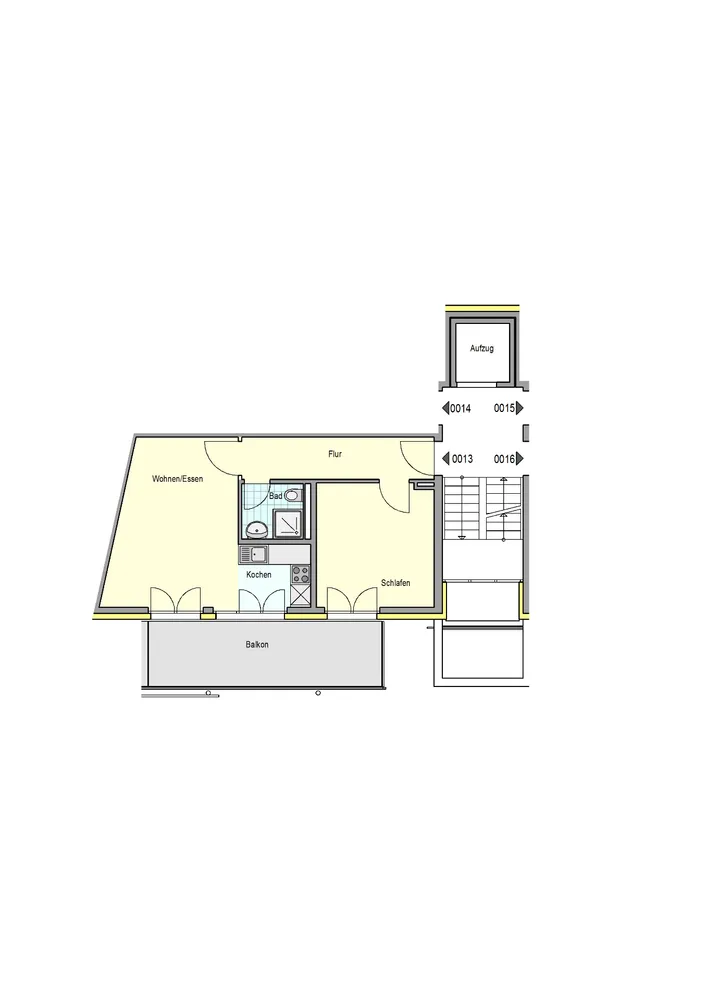 2 Zimmer Wohnung mit 49 m² in Esslingen am Neckar – Bild 2