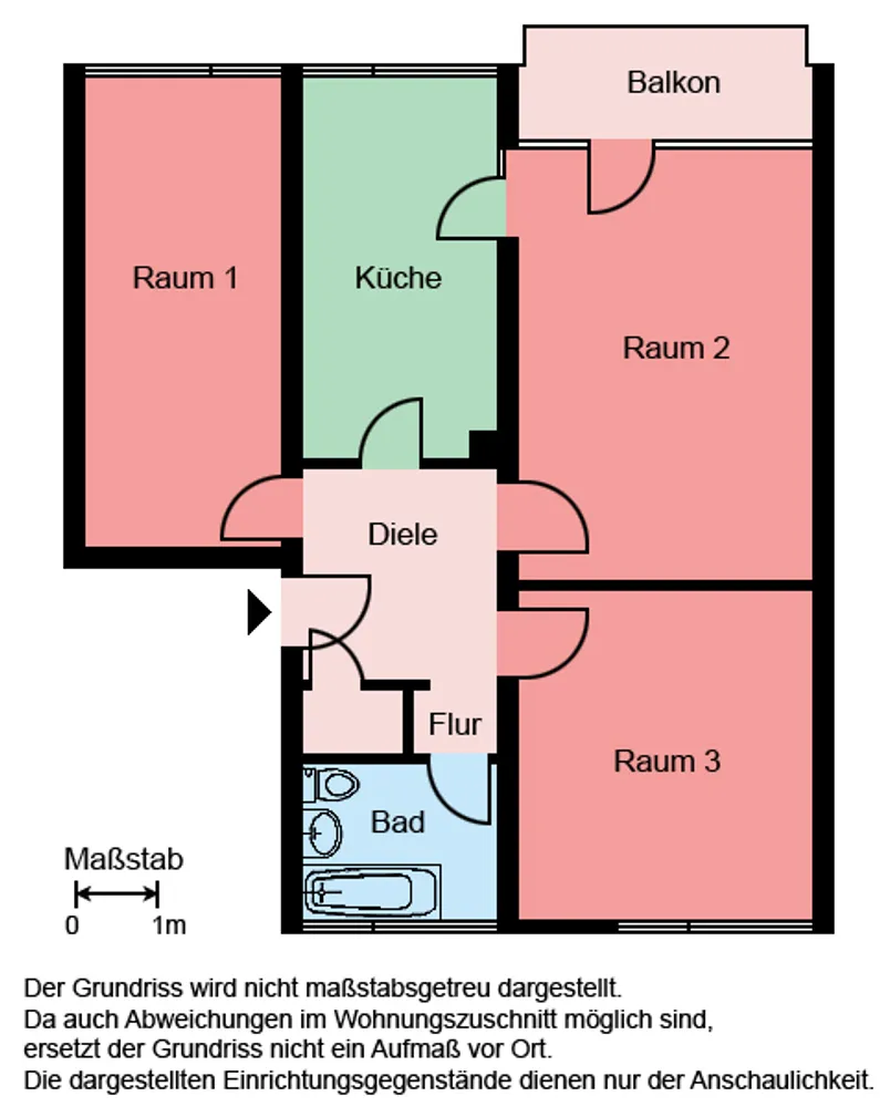 3 Zimmer Wohnung mit 77 m² in Iserlohn – Bild 3