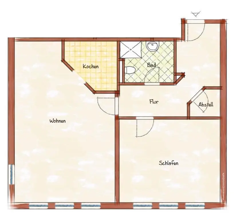 2 Zimmer Wohnung mit 73 m² in Senftenberg – Bild 5