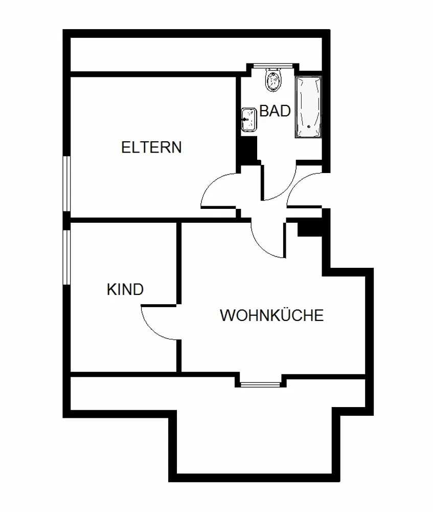 2 Zimmer Wohnung mit 35 m² in Gelsenkirchen – Bild 3