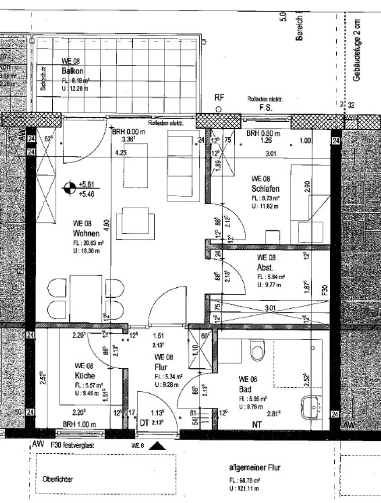 2 Zimmer Wohnung mit 57 m² in Dortmund – Bild 2