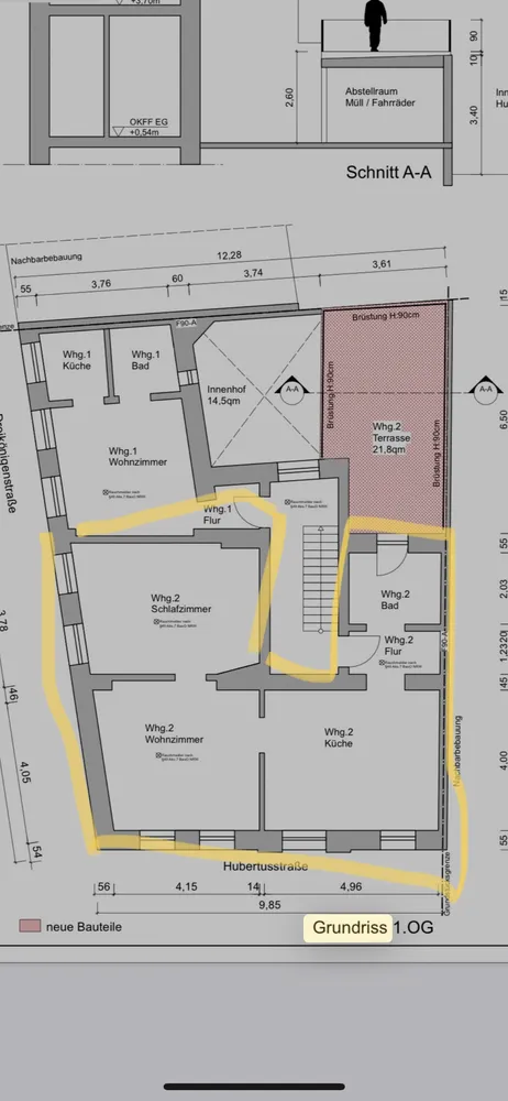 2 Zimmer Wohnung mit 65 m² in Krefeld – Bild 7