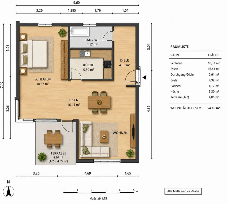 2 Zimmer Wohnung mit 35 m² in Kirchheim unter Teck – Bild 7