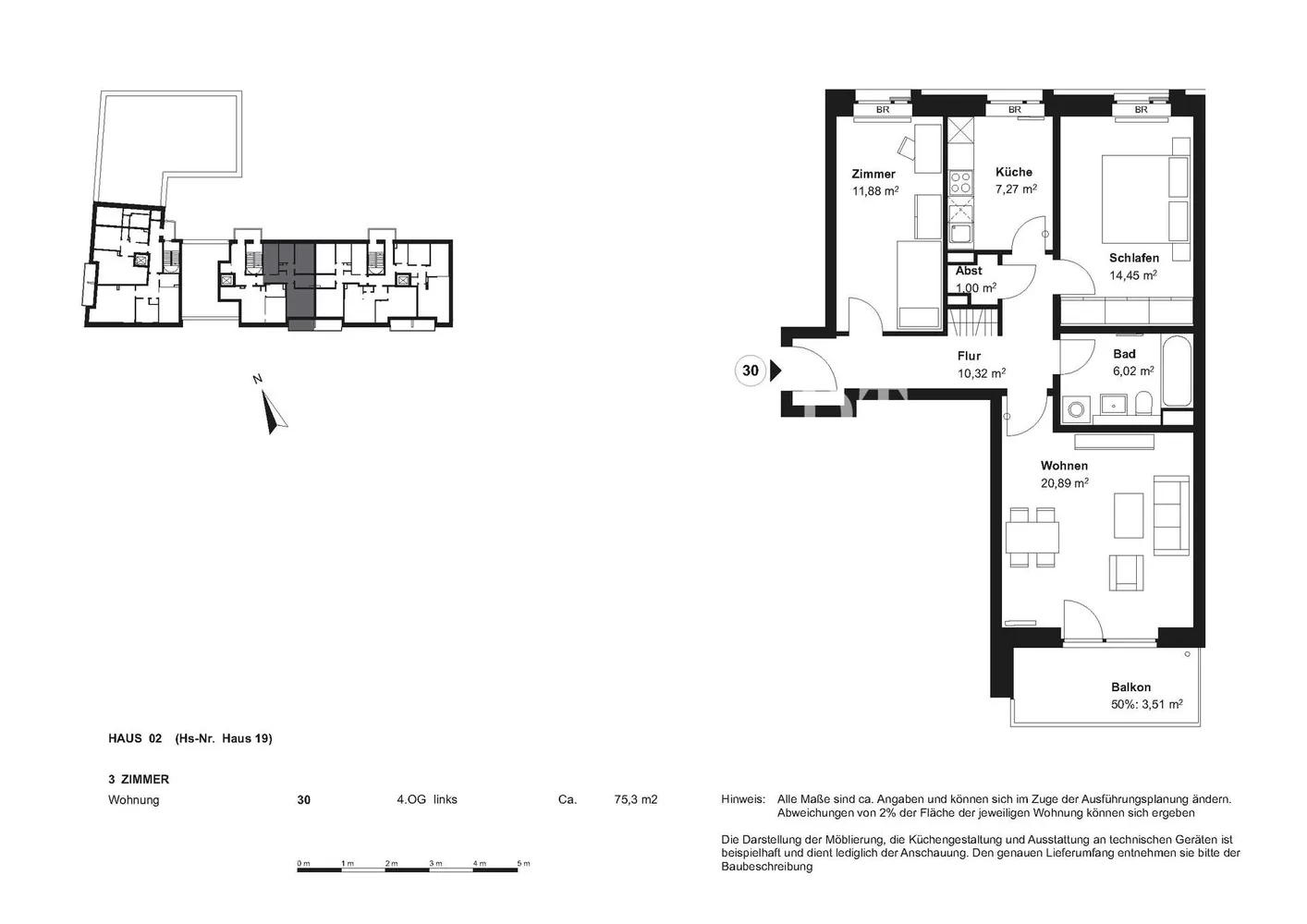 3 Zimmer Wohnung mit 75 m² in Hamburg – Bild 8