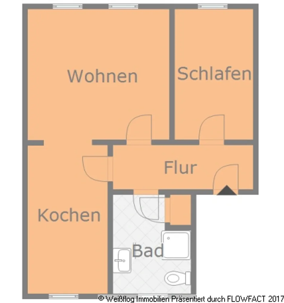 2 room apartment with 55 m² in Riesa – Photo 8