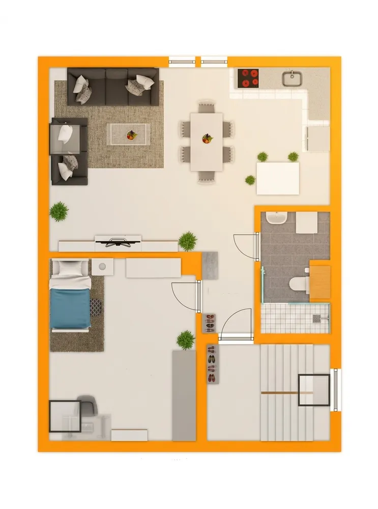2 room apartment with 38 m² in Konstanz – Photo 3