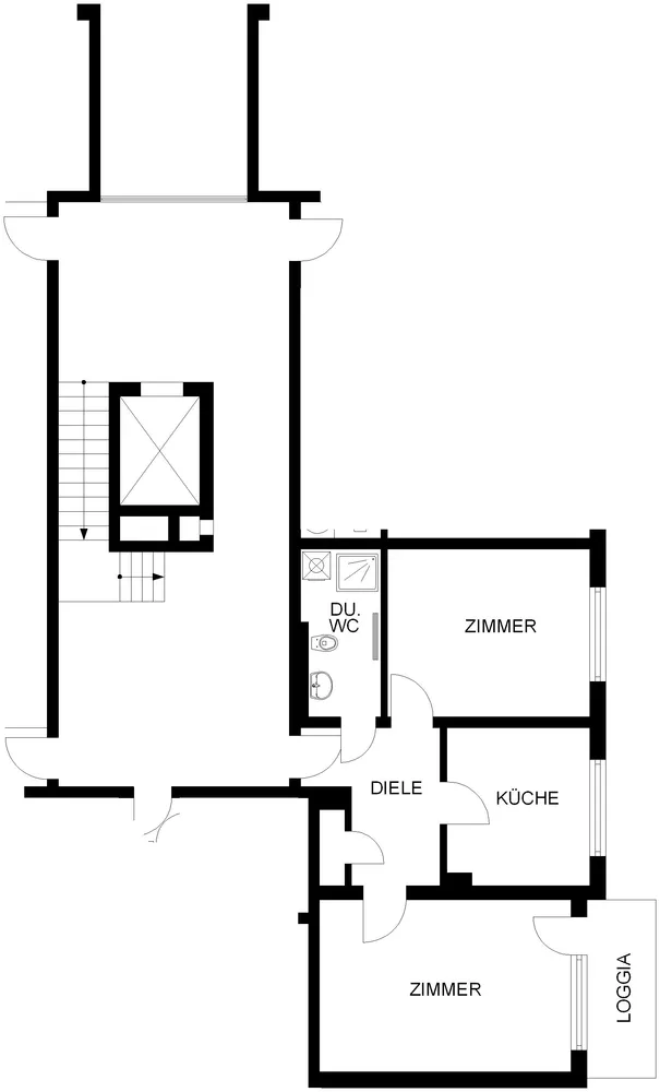 2 Zimmer Wohnung mit 62 m² in Hagen – Bild 2