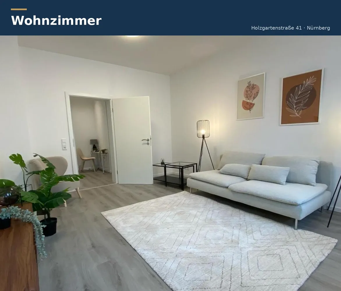 3 Zimmer Wohnung mit 65 m² in Nürnberg – Bild 1
