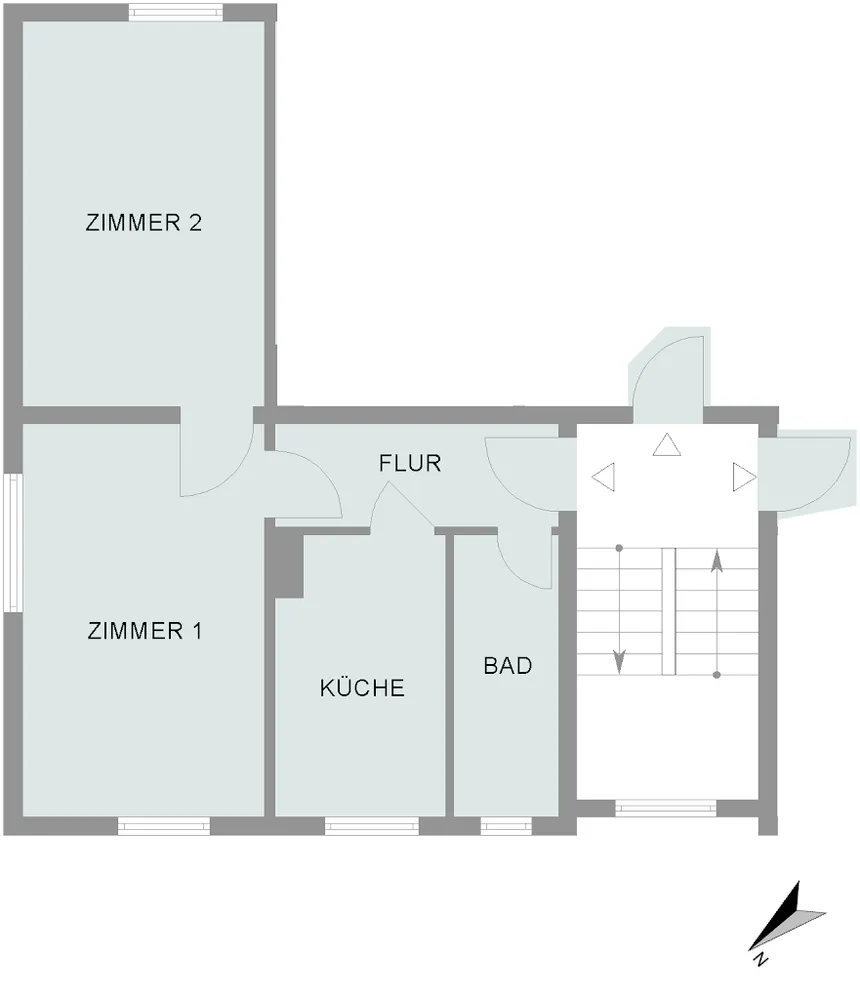 2 Zimmer Wohnung mit 49 m² in Bremen – Bild 1