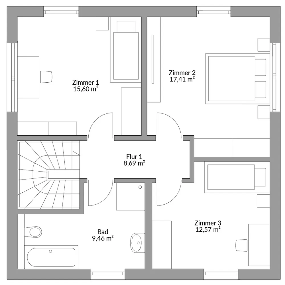 4 Zimmer Haus mit 129 m² in Emsdetten – Bild 4