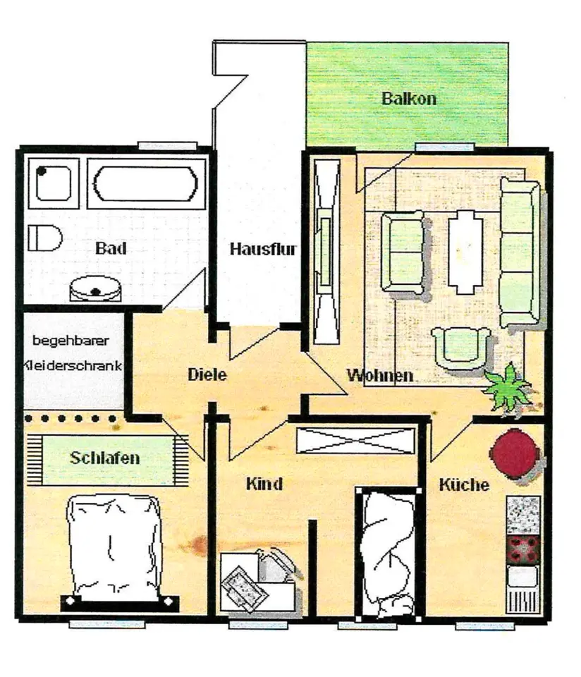 3 Zimmer Wohnung mit 79 m² in Suhl – Bild 10