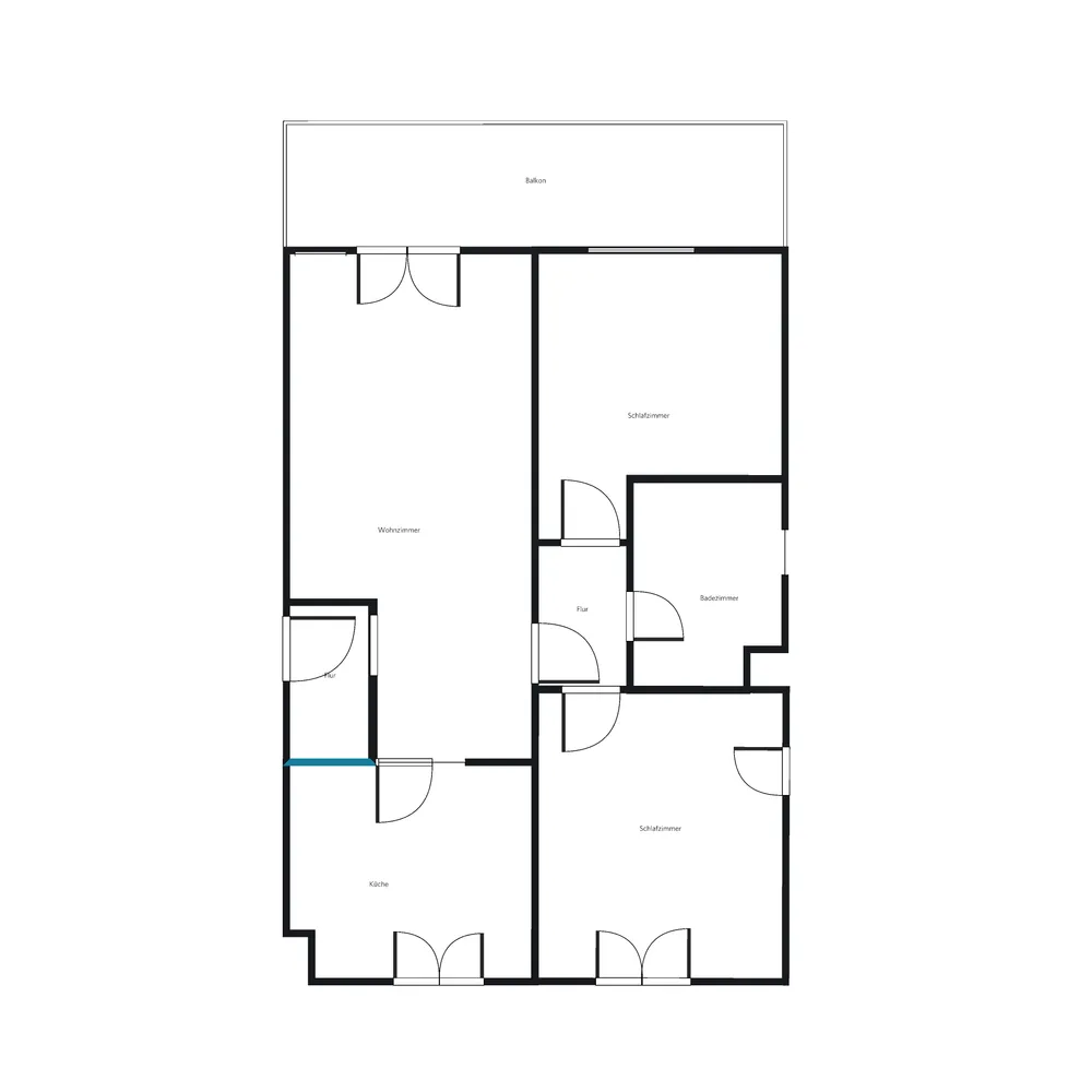 3 Zimmer Wohnung mit 69 m² in Hannover – Bild 3