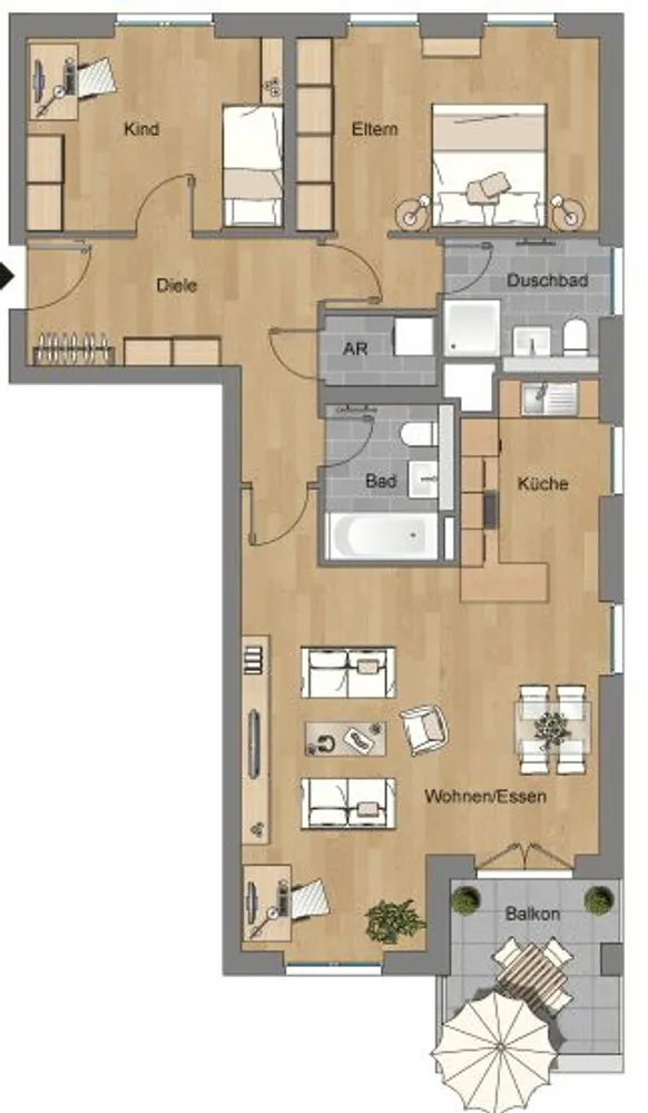 3 Zimmer Wohnung mit 92 m² in Wetzlar – Bild 9